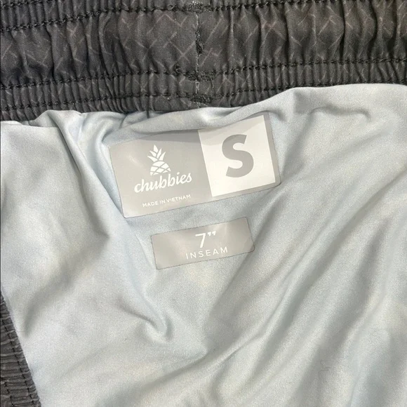 Chubbies Charcoal Athletic Shorts - Picture 2 of 3